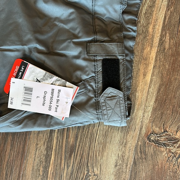 Men’s size Large Swiss Alps Ski Pants. Graphite grey - Picture 3 of 9